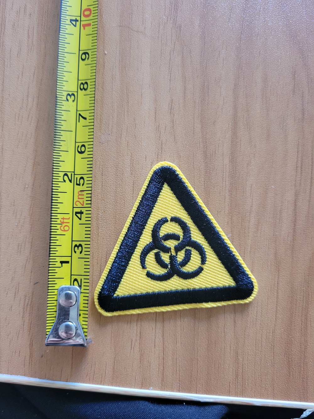 🎃BUY 2 GET 1 FREE🎃 Yellow and Black Biohazard Triangle Patch